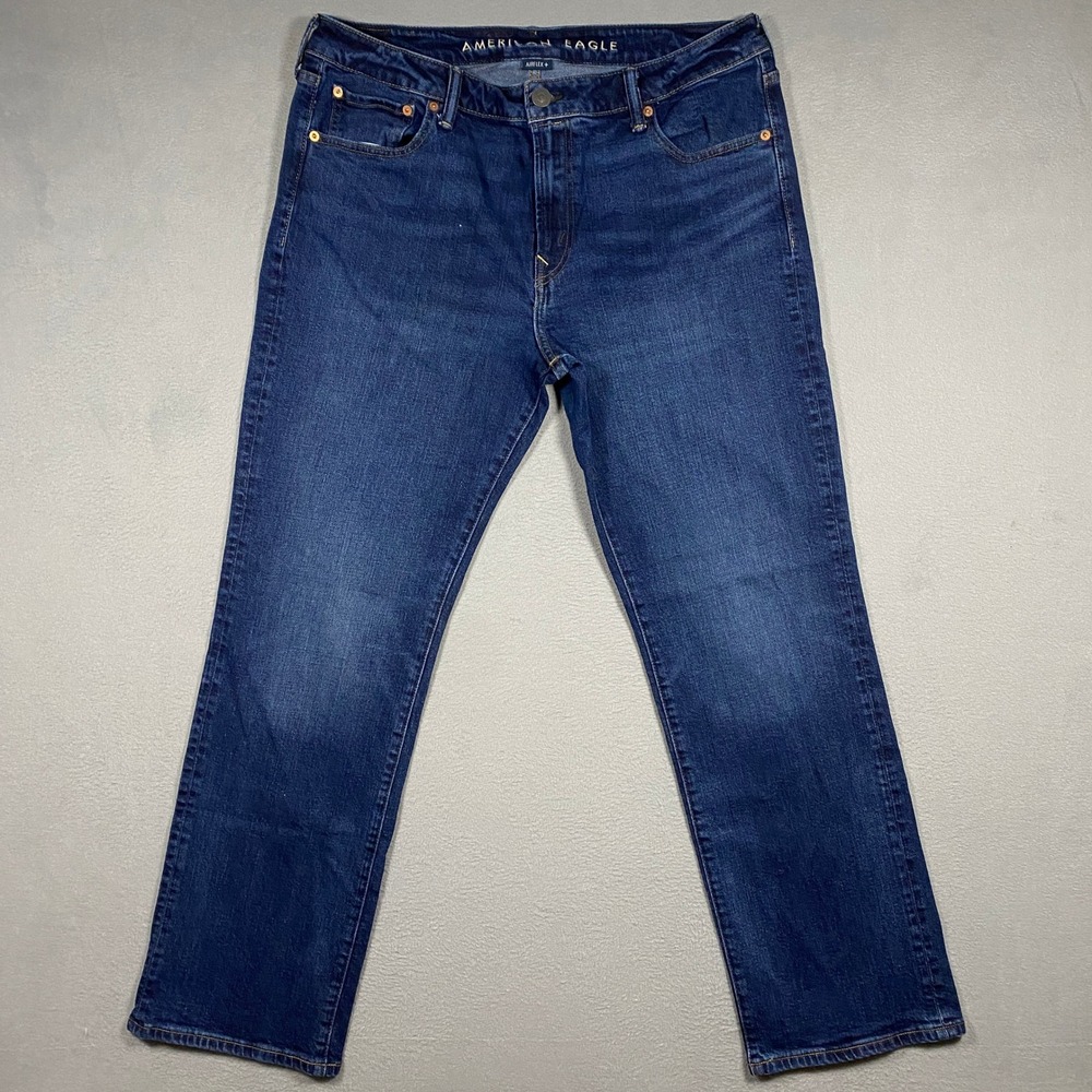 American Eagle Jeans Original Bootcut Mens 36x32 Blue Airflex+ Denim